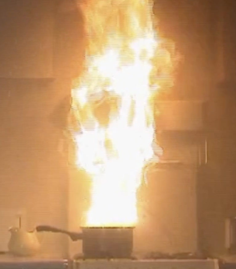 Sprinkler Saves London Tall Building Chip Pan Fire Sprinkler Activation